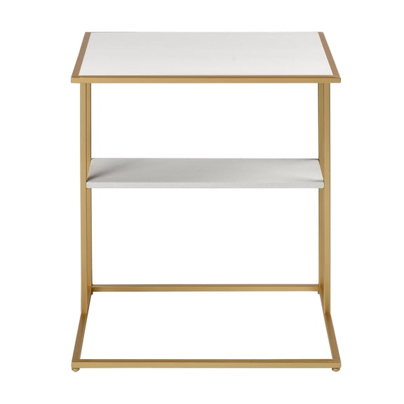 Elk Home Fawley 19.75-Inch Wide Metal Accent Table in Gold Finish