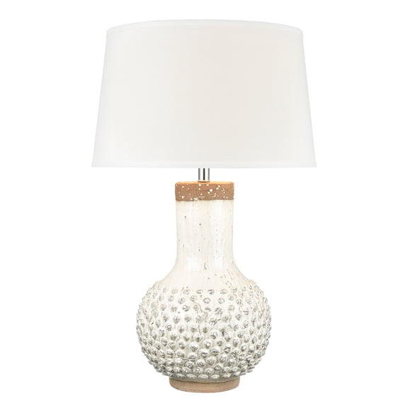 Elk Home 19-Inch Wide Elinor Table Lamp, Transitional, White