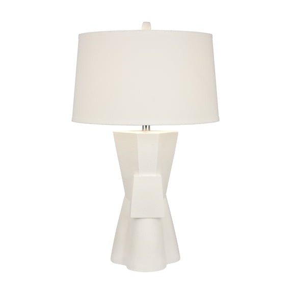 Elk Home 19-Inch Wide Helensville Table Lamp, Contemporary, Dry White