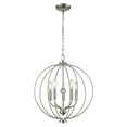 thumbnail image 1 of Elk Home 19-Inch Wide Williamsport Chandelier, Brushed Nickel, 1 of 2