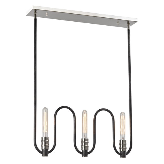Elk Home 2-Inch Wide Continuum Chandelier, Modern, Polished Nickel