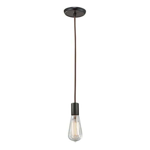 Elk Home Menlow Park 2-inch Wide 1-Light Mini Pendant in Oil Rubbed Bronze