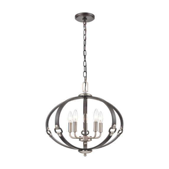 Elk Home 20-Inch Wide Armstrong Grove Chandelier Transitional-Espresso