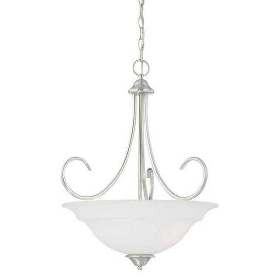 Elk Home 20-Inch Wide Bella Pendant, Traditional, Brushed Nickel