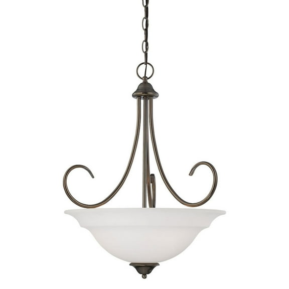 Elk Home 20-Inch Wide Bella Pendant, Traditional, Oiled Bronze
