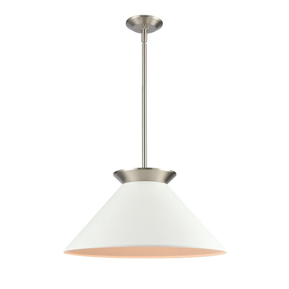 Elk Home 20-Inch Wide Cavendish Pendant, Transitional, Brushed Nickel