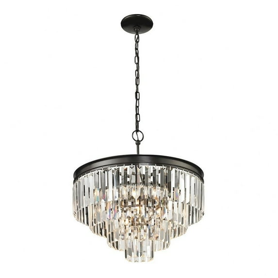 Elk Home 20-Inch Wide Palacial Chandelier, Traditional, Oiled Bronze