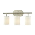 thumbnail image 1 of Elk Home 20-Inch Wide Pemlico Vanity Light, Transitional, Satin Nickel, 1 of 4
