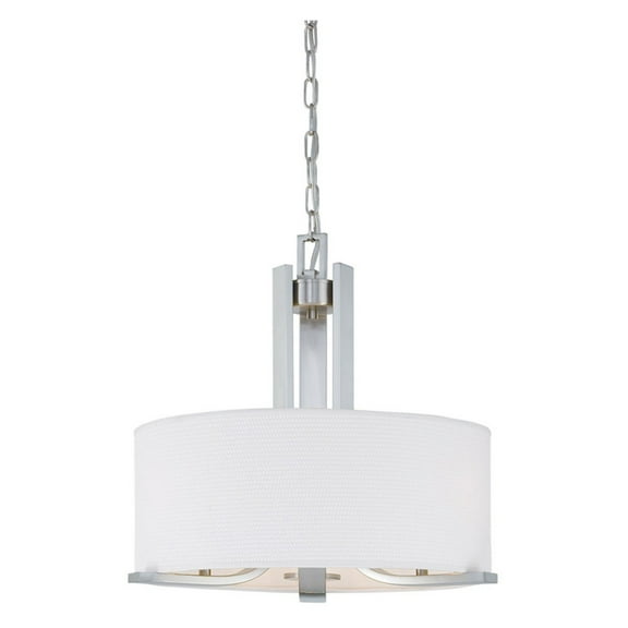 Elk Home 20-Inch Wide Pendenza Chandelier, Transitional-Brushed Nickel