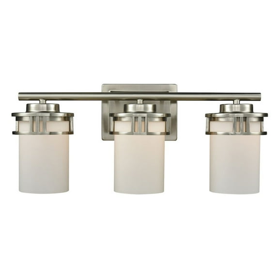 Elk Home 20-Inch Wide Ravendale Vanity Light, Brushed Nickel