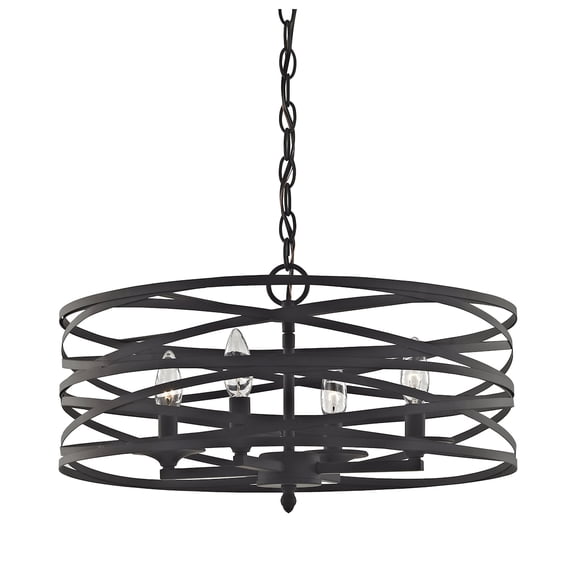 Elk Home 20-Inch Wide Vorticy Chandelier, Modern, Oil Rubbed Bronze