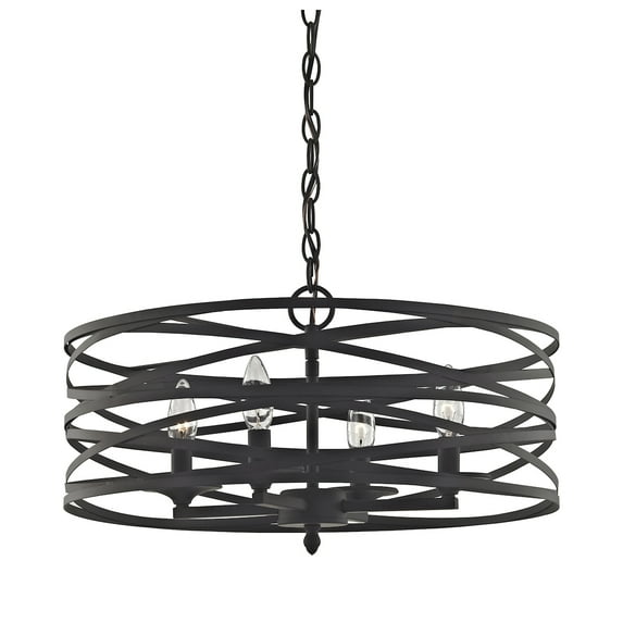 Elk Home 20-Inch Wide Vorticy Chandelier, Modern, Oil Rubbed Bronze