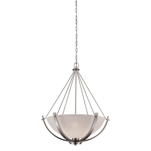 Elk Home 21-Inch Wide Casual Mission Chandelier, Brushed Nickel