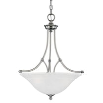 Elk Home 21-Inch Wide Harmony Pendant, Traditional, Satin Pewter