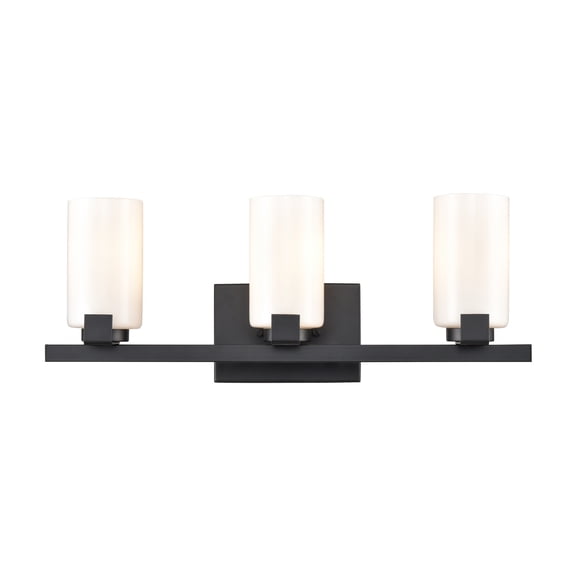 Elk Home 22-Inch Wide Dressler Vanity Light, Transitional, Matte Black