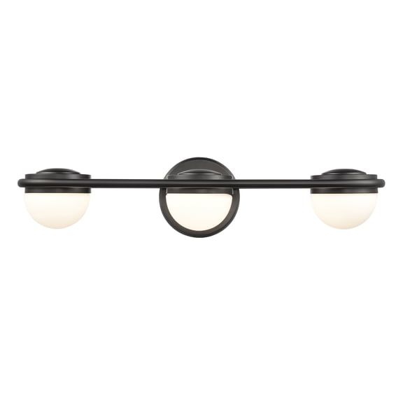 Elk Home 22-Inch Wide Nelly Vanity Light, Contemporary, Matte Black