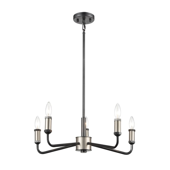 Elk Home 23-Inch Wide Cortlandt Chandelier, Transitional, Iron