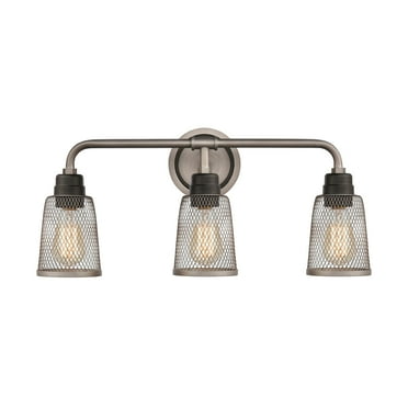 Elk Home 23-Inch Wide Glencoe Vanity Light Transitional-Weathered Zinc