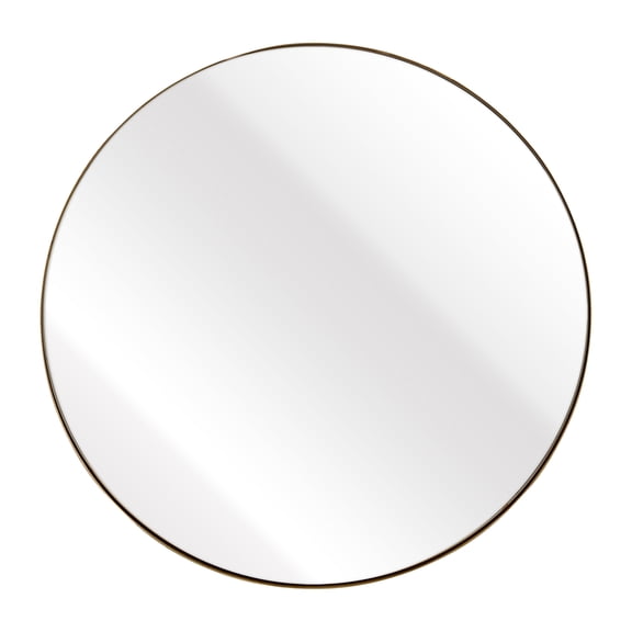 Elk Home Beni 24-inch Tall Round Mirror in Brass