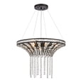 thumbnail image 1 of Elk Home 24-Inch Wide Fantania Chandelier, Traditional, Matte Black, 1 of 2
