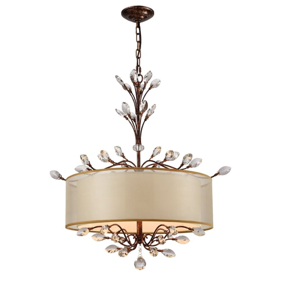 Elk Home Asbury 4-Light Traditional Chandelier in Spanish Bronze Finish