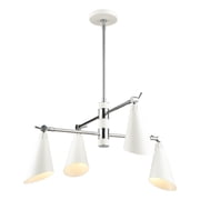 Elk Home 26-Inch Wide Luca Chandelier, Modern, Polished Chrome