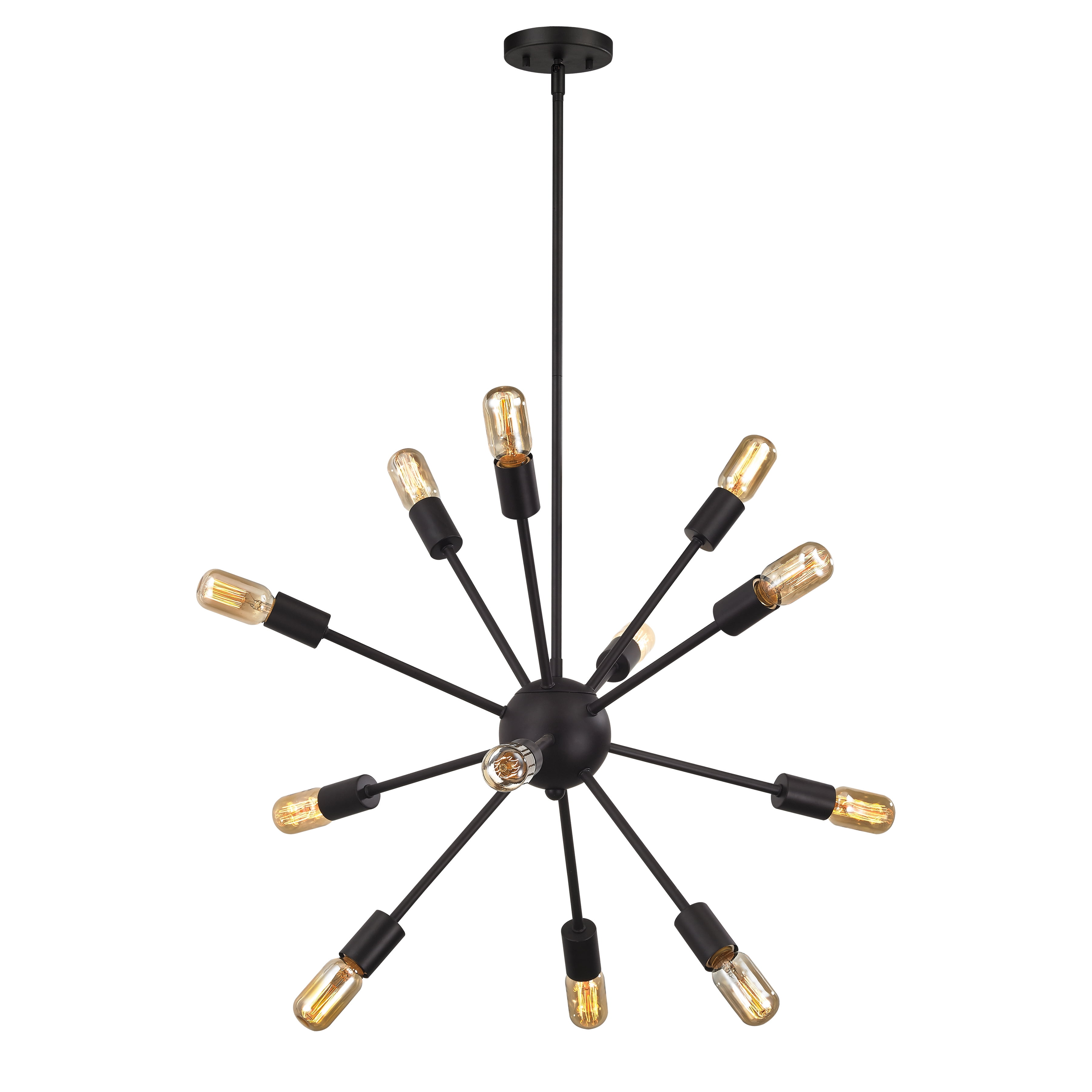 Oil Rubbed Bronze Sputnik 12-Light Chandelier