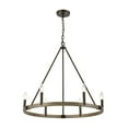 thumbnail image 1 of Elk Home 27-Inch Wide Transitions Chandelier, Oil Rubbed Bronze, 1 of 3