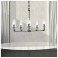 thumbnail image 1 of Elk Home 28-Inch Wide Fitzroy Chandelier, Transitional, Matte Black, 1 of 6