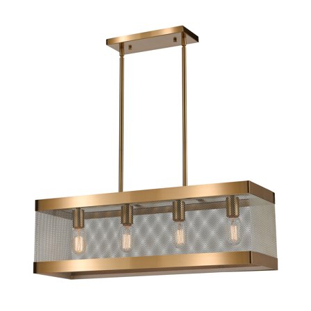 Elk Home 28-Inch Wide Line In The Sand Chandelier, Satin Brass