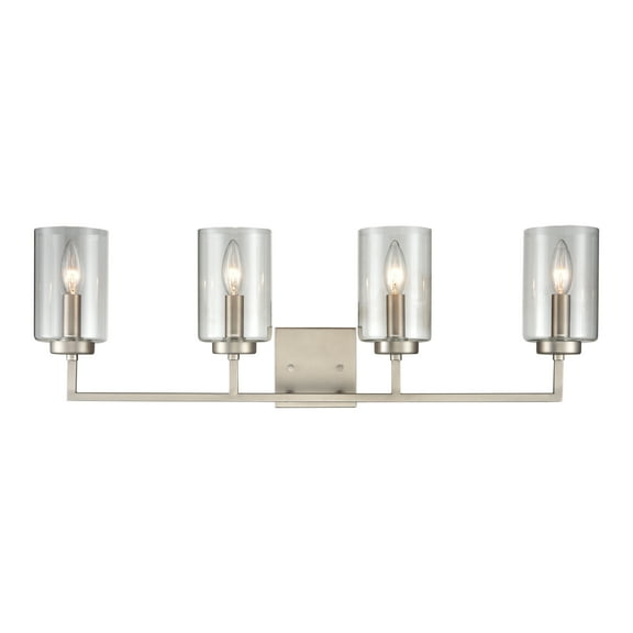Elk Home 29.75-Inch Wide West End Vanity Light, Brushed Nickel