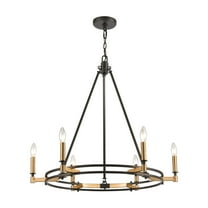 Elk Home 29-Inch Wide Talia Chandelier, Transitional, Oiled Bronze