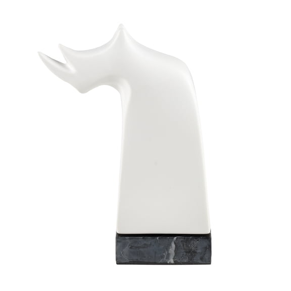 Elk Home 3-Inch Wide Serengeti Ornamental Accessory, Matte White