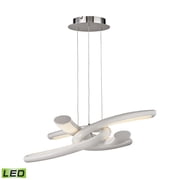 Elk Home 30-Inch Wide Knot Chandelier, Modern/Contemporary, Chrome
