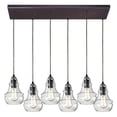 thumbnail image 1 of Elk Home 30-Inch Wide Menlow Park Pendant, Transitional, Oiled Bronze, 1 of 2