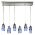 thumbnail image 1 of Elk Home 30-Inch Wide Milan Mini Pendant, Transitional, Satin Nickel, 1 of 2