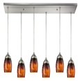 thumbnail image 1 of Elk Home 30-Inch Wide Milan Mini Pendant, Transitional, Satin Nickel, 1 of 2