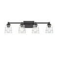 thumbnail image 1 of Elk Home 30-Inch Wide Pulsate Vanity Light, Transitional, Matte Black, 1 of 2