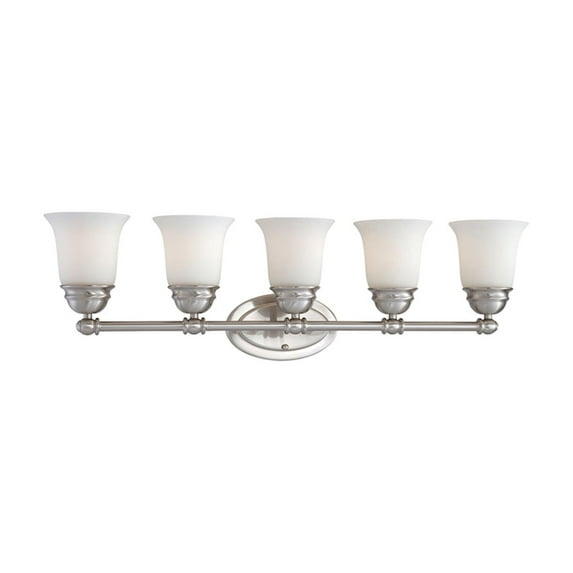 Elk Home 31-Inch Wide Bella Vanity Light, Traditional, Brushed Nickel