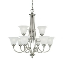 Elk Home 31-Inch Wide Harmony Chandelier, Traditional, Satin Pewter