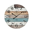 thumbnail image 1 of Elk Home 351-10784 Herrera 24" Mdf Analog Wall Mounted Clock - Natural / Blue / White, 1 of 4