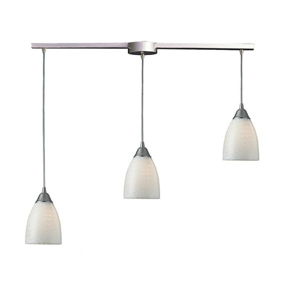 Elk Home 36-Inch Wide Arco Baleno Pendant, Modern, Satin Nickel