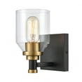 thumbnail image 1 of Elk Home 4.5-Inch Wide Cambria Vanity Light, Transitional, Matte Black, 1 of 2