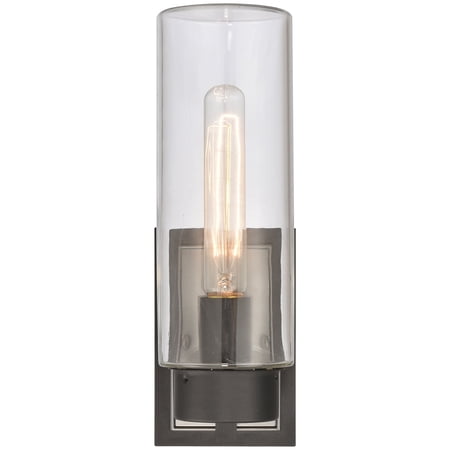 Elk Home Garity 13.5-inch High 1-Light Outdoor Wall Sconce in Textured Black