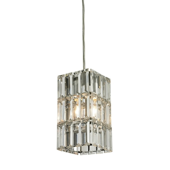 Elk Home 4-Inch Wide Cynthia Pendant, Contemporary, Polished Chrome