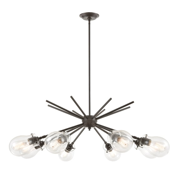 Elk Home 40-Inch Wide Jaelyn Chandelier, Modern, Oil Rubbed Bronze