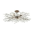 thumbnail image 1 of Elk Home 41-Inch Wide Crislett Semi Flush Mount, Sunglow Bronze, 1 of 5
