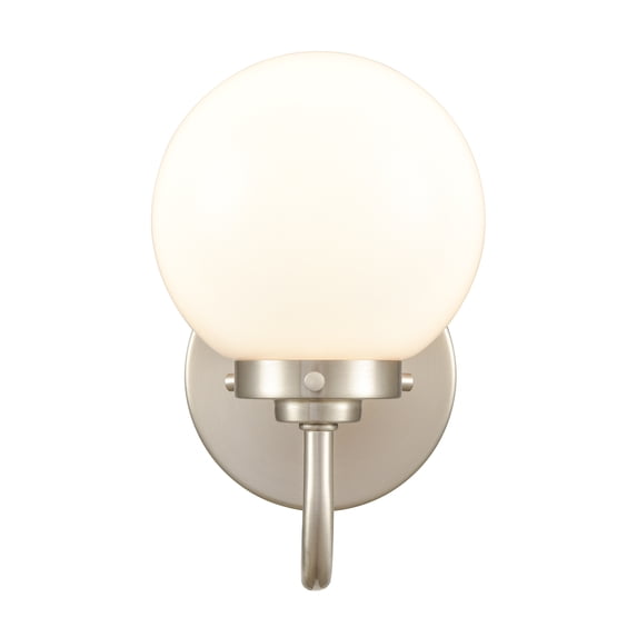 Elk Home 5.5-Inch Wide Fairbanks Sconce, Contemporary, Brushed Nickel