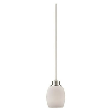 Elk Home 5-Inch Wide Casual Mission Pendant, Brushed Nickel