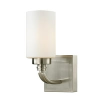 Elk Home 5-Inch Wide Dawson Vanity Light, Transitional, Brushed Nickel